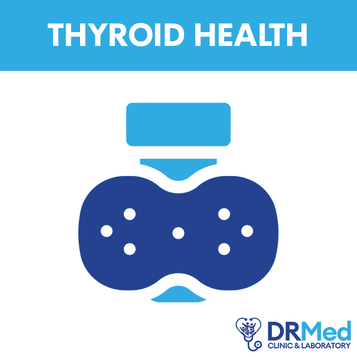 DRMed Thyroid Health Package for optimal thyroid function monitoring with FT3, FT4, TSH tests.